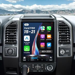 4GB+64GB Car Radio Accessories Stereo for Ford F150 2015-2021: 12.1inch Replacement Head Unit - Android 5G WiFi Wireless CarPlay Android Auto - with GPS Navigation Upgrade(RDS High-Fidelity Sound)