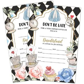 بطاقات دعوة عيد ميلاد القطط، دعوات حفلات القطط الصغيرة، لوازم زينة حفلات أعياد الميلاد السعيدة للأطفال، 20 بطاقة تعبئة مع مظاريف للاحتفال بالحفلات للأولاد والبنات - B13 in Kuwait