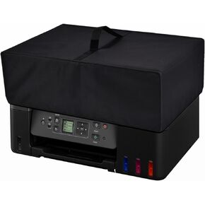 Heavy Duty Premium Fabric Printer Dust Cover Enclosure,Compatible With Canon MegaTank G3270/G3260/PIXMA G6020 Wireless Inkjet Printer (Black)