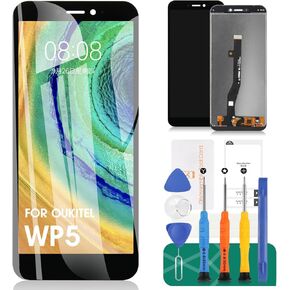 for Oukitel WP5 Screen Replacement for Oukitel WP5 Pro LCD Digitizer Repair Kits for Oukitel WP5/WP5 Pro Touch Screen Display Assembly Replacement 5.5" 2020