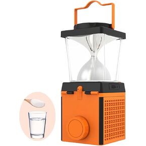 Lanterns for Power Outages, LED Saltwater Camping Lights, 350 lumens Environmentally Conscious Lighting, Just add Salt Water to Activate The Light for Outdoor Survival, Emergency, Hurricane, Hiking