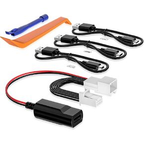 Dash cam Power Adapter 10-pin Type B Compatible with Select Toyota, Lexus, Subaru Models. Connects to Rearview Mirror