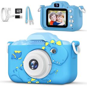 Kids Camera for Boys Girls, Toddler Digital Camera for Kids Ages 3-12, Selfie 1080P HD Video, Toy Camera for Toddlers Age 3, 4, 5, 6, 7, 8, 9 Years Old, Christmas Birthday Gifts for Boys Girls