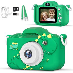 Kids Camera for Boys Girls, Toddler Digital Camera for Kids Ages 3-12, Selfie 1080P HD Video, Toy Camera for Toddlers Age 3, 4, 5, 6, 7, 8, 9 Years Old, Christmas Birthday Gifts for Boys Girls
