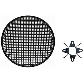 15 Inch 15" Universal Metal Car Audio Speaker SubWoofer Waffle Grill Protector Cover with Clips and Screws…