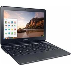 SAMSUNG 11.6" Chromebook with Intel N3060 up to 2.48GHz, 4GB Memory, 16GB eMMC Flash Memory, Bluetooth 4.0, USB 3.0, HDMI, Webcam, Chrome Operating System, Black