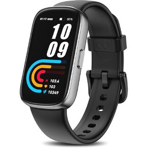 Fitness Tracker Watch with 24/7 Heart Rate Blood Oxygen Sleep Monitor, IP68 Waterproof Smart Watch, Step Calorie Counter Pedometer Health Activity Trackers and SmartWatches for Men Women