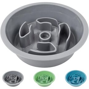 1.5 Cups Slow Feeder Dog Bowls with Non-Slip Bottom, Puppy Slow Feeder Bowl to Slow Down Eating, Cat Dog Food Puzzle Bowl Fits Raised Dog Bowl, Slow Feeder Cat Bowl for Small Medium Breed