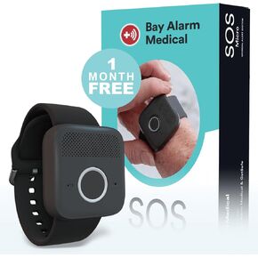 SOS Micro - 24/7 Medical Alert with Optional Fall Detection for Seniors - Call to Activate - Location Tracking - Medical Alert System with Elderly Tracking - Panic Button for Seniors