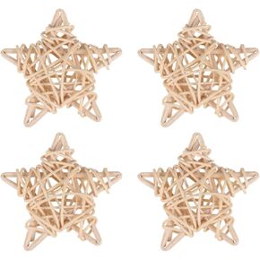 Alasum Star Rattan Ball Toy - Rattan Rabbit Toys Star Rattan Rabbit Chew Ball Woven Grass Play Ball Toy Bunny Molar Chew Toy Hamster Teething Toys Hamster Grinding Teething Toy