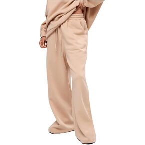 Women's Wide Leg Sweatpants Drawstring Waist Athletic Workout Baggy Pants Casual Long Sweat Pants