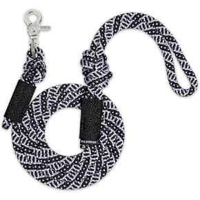 Wilderdog Climbing Rope Quick Clip Dog Leash - 5 ft - Pacific Blue