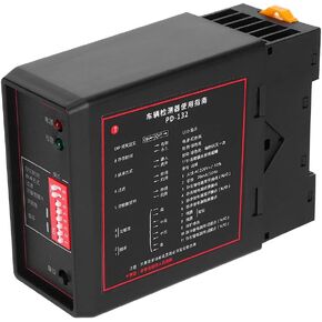 Vehicle Loop Detector, PD132 Single Channel Inductive Vehicle Loop Sensor with Selectable Pulse Time, Loop Vehicle Sensor Detector for Safety Exit Gates and Traffic Control