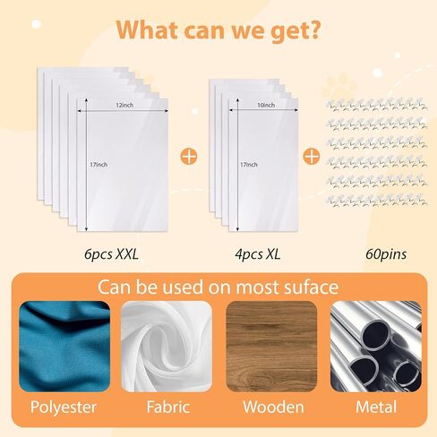 3 Packs Door Protectors from Cats Scratching,40''x 8'' Dog Scratch Door Protectors Trainning Tape Deterent,Cat/Dog Scratch Door Frame Protector in Saudi Arabia