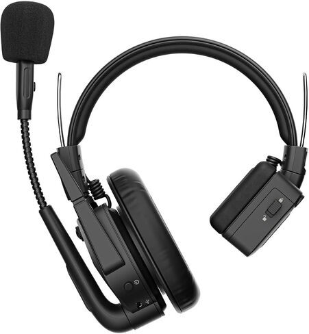 Saramonic WiTalk9-9S 9-Person 1.9GHz Full-Duplex Wireless Intercom System with Single-Ear Headsets, 500m Range, Expandable to 30 Users, Includes 4 Batteries, 10-Bay Charger, and Deluxe Carry Case. in Saudi Arabia