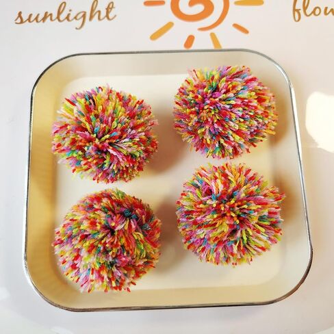 6 قطع من كرات القطط، كرات غزل للقطط مقاس 2.36 بوصة، ألوان متنوعة تفاعلية للقطط، كرات تدريب للقطط، آمنة لقطتك in Kuwait