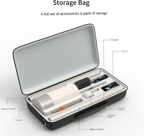 Projector Storage Carrying Case for XGIMI MOGO 3 Pro and Powerbase Stand, Hard EVA Portable Case Perfectly fits with MOGO 3 Pro, Accessories,Shock-Proof, Water-Proof, Drop-Proof in Saudi Arabia