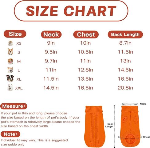 Dog Sweater Sizes XS to XXL, Christmas Dog Sweaters Suitable for Small to Large Dogs,Warm, Soft Dog Turtleneck Sweater Perfect for Fall, Winter, Everyday Wear Outdoor Walks (Red, XXL) in Saudi Arabia