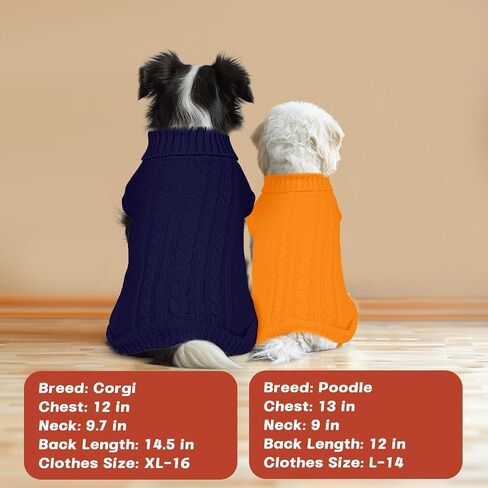 Dog Sweater Sizes XS to XXL, Christmas Dog Sweaters Suitable for Small to Large Dogs,Warm, Soft Dog Turtleneck Sweater Perfect for Fall, Winter, Everyday Wear Outdoor Walks (Red, XXL) in Saudi Arabia
