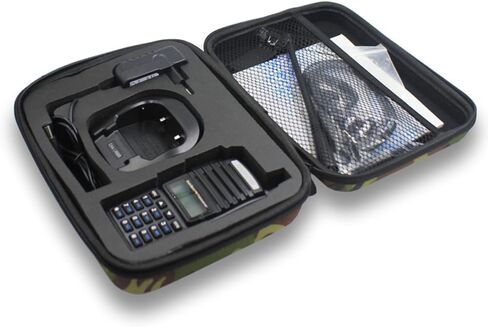 حقيبة سفر لحمل الراديو، لجميع سلاسل BAOFENG UV-82 UV-82L UV-82x3، تحمي راديو ثنائي الاتجاه ثنائي الاتجاه، حقيبة يد مموهة لحمل جهاز الاتصال اللاسلكي (كامو) in Saudi Arabia