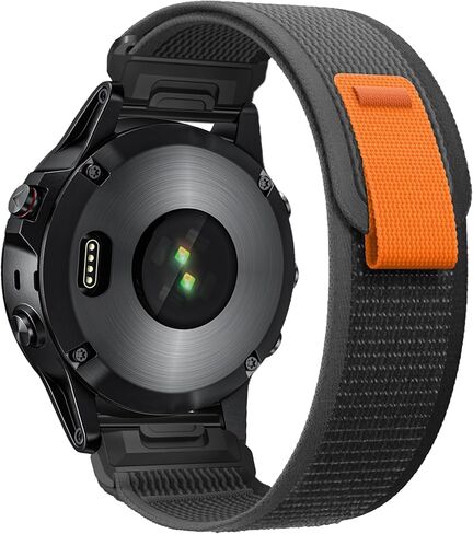 سوار رياضي لـ Garmin Fenix ​​7X/Fenix ​​6X pro/Fenix ​​6X Sapphire/Fenix ​​5X /Fenix ​​5X plus/Fenix ​​3، 26 مم أربطة حلقية من النايلون قابلة للتعديل لـ Garmin Enduro/Tactix Delta/Descent Mk1 Mk2 Mk2i، للرجال والنساء، مسامي، متين in Kuwait