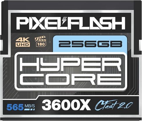 بطاقة ذاكرة سينمائية PixelFlash 1.6 تيرابايت VPG1500 CFexpress 4.0 من النوع B تصل إلى 3900/3600 ميجابايت/ثانية للمصورين ومصوري الفيديو، فيديو 12K 1600 جيجابايت 1600 جيجابايت VPG400 سلسلة سينمائية (LPCXT1600-CSVPG4) in Kuwait