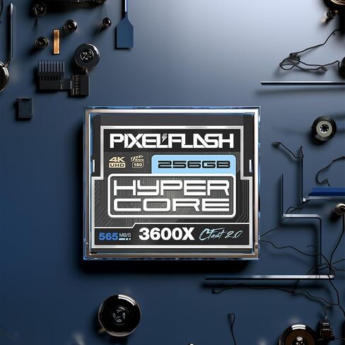 بطاقة ذاكرة سينمائية PixelFlash 1.6 تيرابايت VPG1500 CFexpress 4.0 من النوع B تصل إلى 3900/3600 ميجابايت/ثانية للمصورين ومصوري الفيديو، فيديو 12K 1600 جيجابايت 1600 جيجابايت VPG400 سلسلة سينمائية (LPCXT1600-CSVPG4) in Kuwait