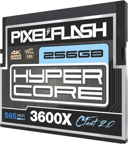 بطاقة ذاكرة سينمائية PixelFlash 1.6 تيرابايت VPG1500 CFexpress 4.0 من النوع B تصل إلى 3900/3600 ميجابايت/ثانية للمصورين ومصوري الفيديو، فيديو 12K 1600 جيجابايت 1600 جيجابايت VPG400 سلسلة سينمائية (LPCXT1600-CSVPG4) in Kuwait