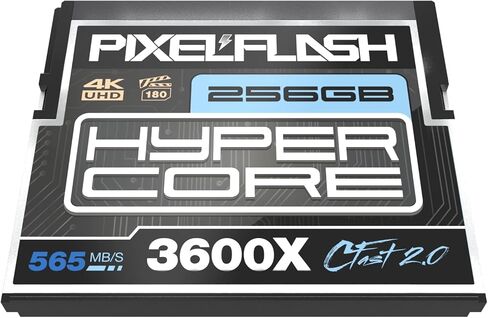 بطاقة ذاكرة سينمائية PixelFlash 1.6 تيرابايت VPG1500 CFexpress 4.0 من النوع B تصل إلى 3900/3600 ميجابايت/ثانية للمصورين ومصوري الفيديو، فيديو 12K 1600 جيجابايت 1600 جيجابايت VPG400 سلسلة سينمائية (LPCXT1600-CSVPG4) in Kuwait