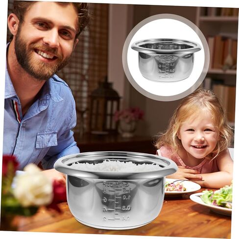 Large Capacity Rice Cooker Inner Pot Multi Use Round Cake Baking Pot for Home Non Stick Rice Cooking Container for Tiger Rice Cooker and More in Kuwait