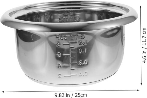 Large Capacity Rice Cooker Inner Pot Multi Use Round Cake Baking Pot for Home Non Stick Rice Cooking Container for Tiger Rice Cooker and More in Kuwait