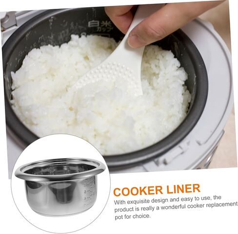 Large Capacity Rice Cooker Inner Pot Multi Use Round Cake Baking Pot for Home Non Stick Rice Cooking Container for Tiger Rice Cooker and More in Kuwait