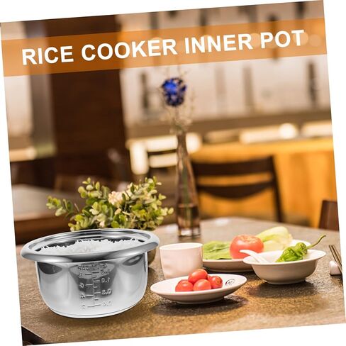 Large Capacity Rice Cooker Inner Pot Multi Use Round Cake Baking Pot for Home Non Stick Rice Cooking Container for Tiger Rice Cooker and More in Kuwait