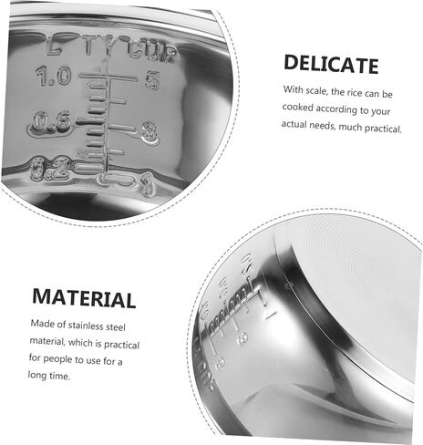 Large Capacity Rice Cooker Inner Pot Multi Use Round Cake Baking Pot for Home Non Stick Rice Cooking Container for Tiger Rice Cooker and More in Saudi Arabia