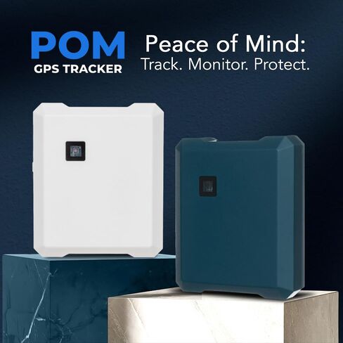 جهاز تعقب PEEQ POM GPS - جهاز تتبع في الوقت الحقيقي للمركبات والدراجات النارية والقوارب والأساطيل والمقطورات - 4G LTE، عمر بطارية طويل، تغطية عالمية، منصة قابلة للتطوير، يتطلب الاشتراك (أزرق مخضر داكن) in Saudi Arabia