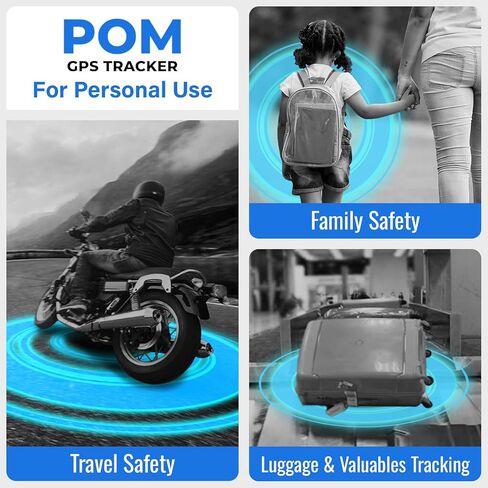 جهاز تعقب PEEQ POM GPS - جهاز تتبع في الوقت الحقيقي للمركبات والدراجات النارية والقوارب والأساطيل والمقطورات - 4G LTE، عمر بطارية طويل، تغطية عالمية، منصة قابلة للتطوير، يتطلب الاشتراك (أزرق مخضر داكن) in Saudi Arabia