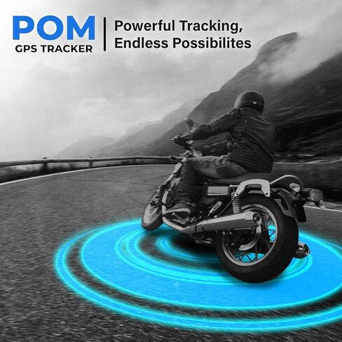 جهاز تعقب PEEQ POM GPS - جهاز تتبع في الوقت الحقيقي للمركبات والدراجات النارية والقوارب والأساطيل والمقطورات - 4G LTE، عمر بطارية طويل، تغطية عالمية، منصة قابلة للتطوير، يتطلب الاشتراك (أزرق مخضر داكن) in Saudi Arabia
