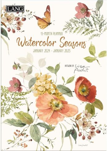 LANG Watercolor Seasons 2025 Monthly Planner (25991012124) in Saudi Arabia