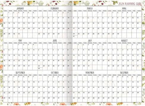 LANG Watercolor Seasons 2025 Monthly Planner (25991012124) in Saudi Arabia