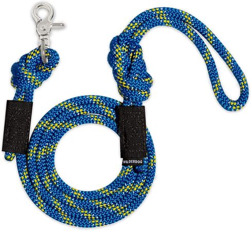 Wilderdog Climbing Rope Quick Clip Dog Leash - 5 ft - Pacific Blue in Saudi Arabia