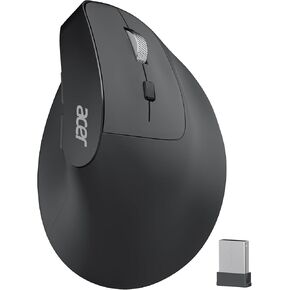 acer Ergonomic Mouse Wireless, 3 Adjustable DPI Vertical Mouse, 6 Buttons, Rechargeable Ergo Mouse, 2.4GHz Computer Mouse with USB Receiver for Laptop, PC, iMac and Desktop