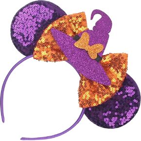 Halloween Mouse Ears Bow Headbands nightmare before christmas headband Decoration Cosplay Costume for Party Costume