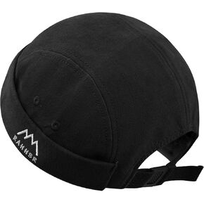 5 Panels Brimless Skullcap Rolled Cuff Retro Beanie Hat Street Casual Docker Hats Fashion Hip Hop Hats for Men Women