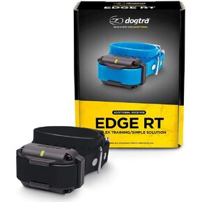 Dogtra Edge RT Additional Receiver Long Range High-Output 1-Mile Waterproof 3-Dog Expandable Remote Dog Training E-Collar with Combination Boost Control for Professionals
