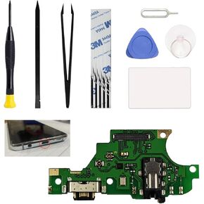 Charging Port Replacement Kit Compatible with LG K51, LMK500 Dock Board USB-C Connector, with Toolkit