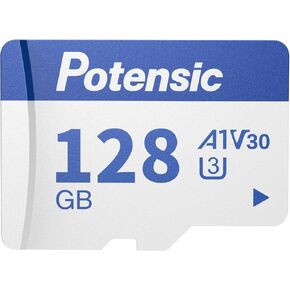 Potensic 128GB Micro Memory Card for Drones, A1, U3, V30, Read Speed up to 100 MB/s