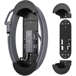 Starlink Ethernet Cable Caddy, Starlink Gen 3 Cable Management Accessories ABS Stability Starlink Mounting Kit for Starlink V2 Ethernet Adapter and StarLink Cable