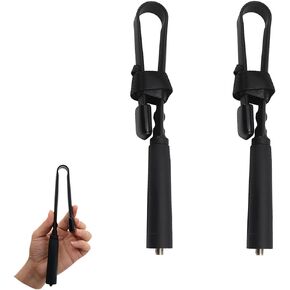 SMA Female Walkie Talkie Antenna Foldable Dual Band UV VHF/UHF 144/430Mhz 33cm/13Inch Tactical Antennas for Baofeng Kenwood TYT Ham Two Way Radio(2pack)