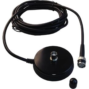 TA-35B Magnetic Mount with BNC Female - BNC Male Type for Handheld Antenna of Two Way Radio RG-58 with 4 Meter