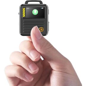 Mini Voice Recorder & MP3 Player, Bluetooth Digital Voice Recorder with Playback, Audio Recorder with Voice Activation/AI Noise Cancellation/Scheduled Recording, 3072kbps High Fidelity Audio
